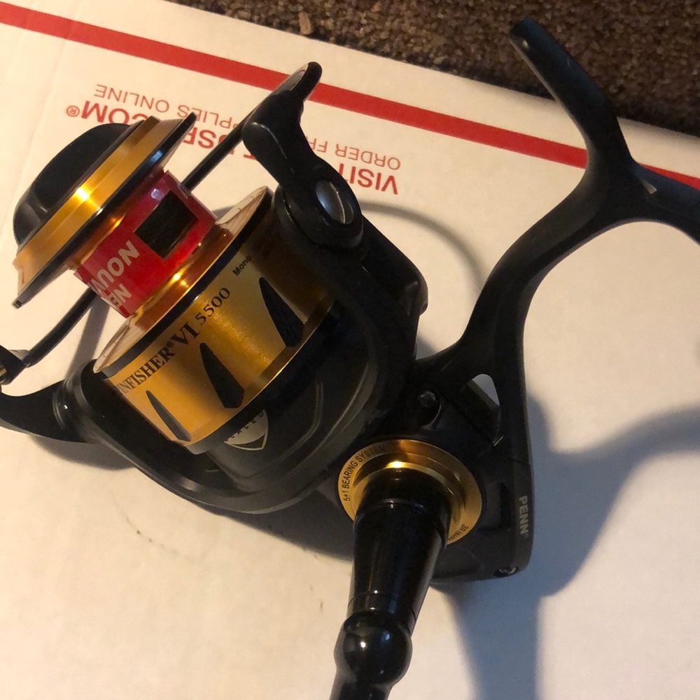 New Penn SpinFisher IV Reel Fishing 5500 Fish Reel